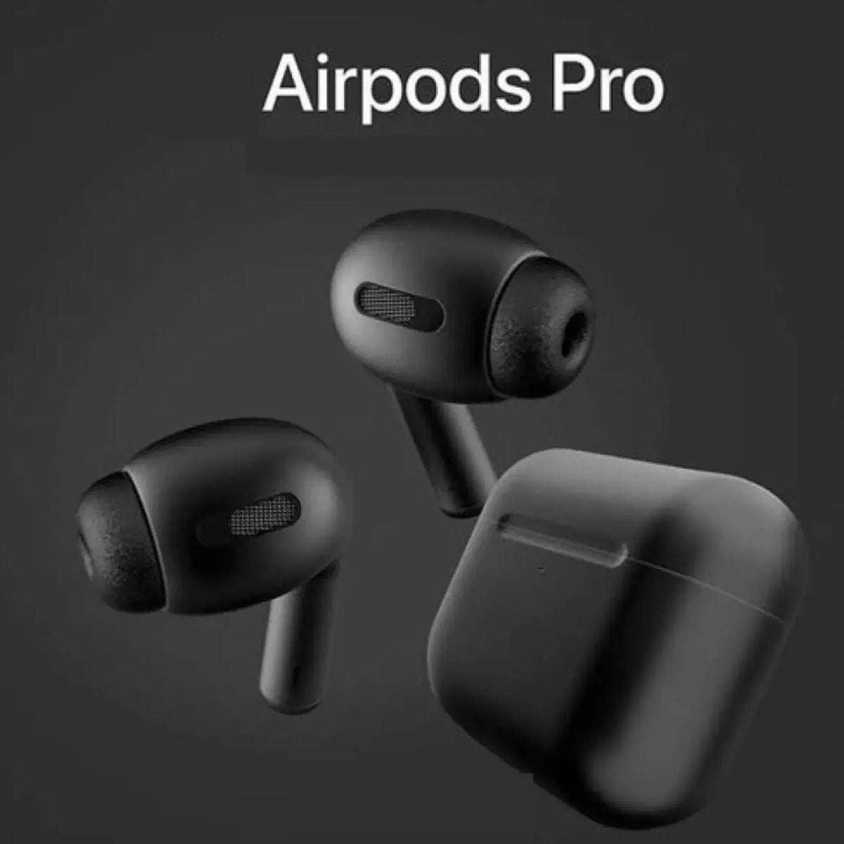 BLACK Apple Airpods Pro 2 Hengxuan(High Copy With Popup Msg/Locate In Find My Iphone)