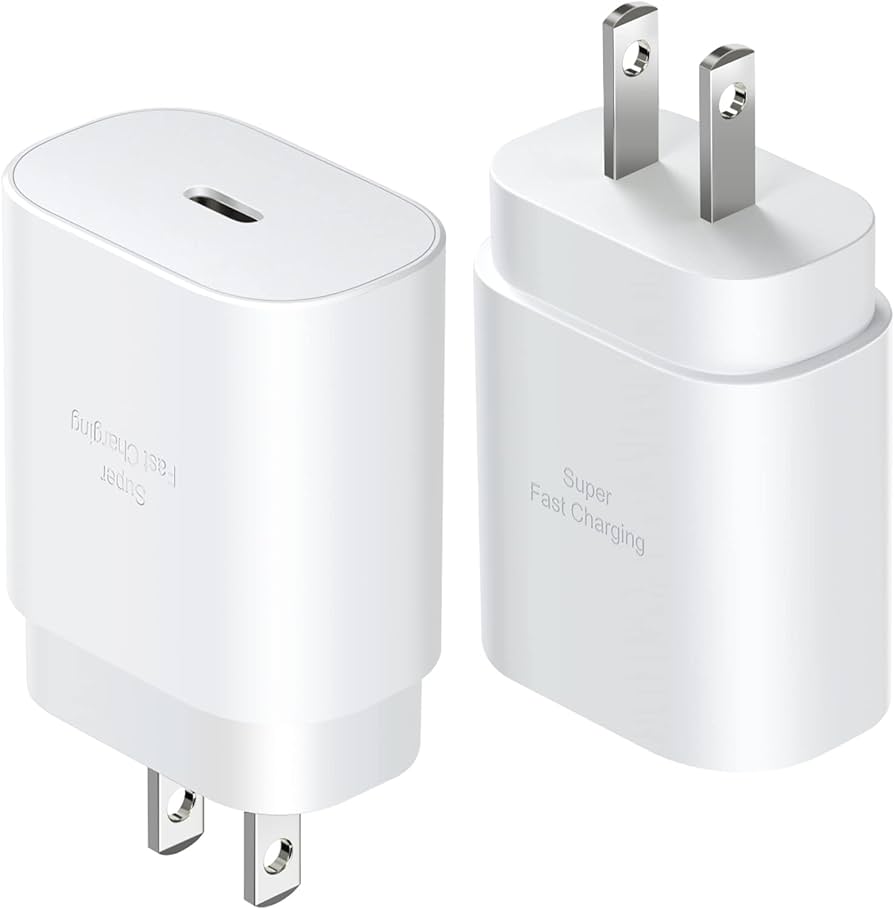 25w Iphone Usb-C Pd Power Adapter Charger 2 Pin (Us Pin)