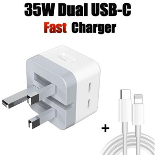 Iphone 2pd 35w Fast Charger Uk Pin With Cable
