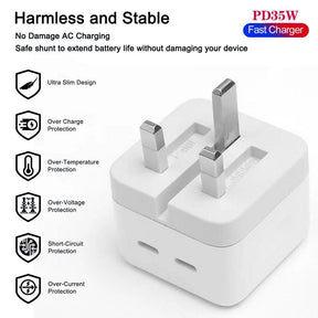Iphone 2pd 35w Fast Charger Uk